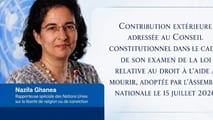 Aid in dying (N°2026-910DC), UN SR FoRB External Contribution, Regarding Conscientious Objection