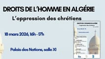 The ECLJ Denounces the Oppression of Christians in Algeria Before the UN
