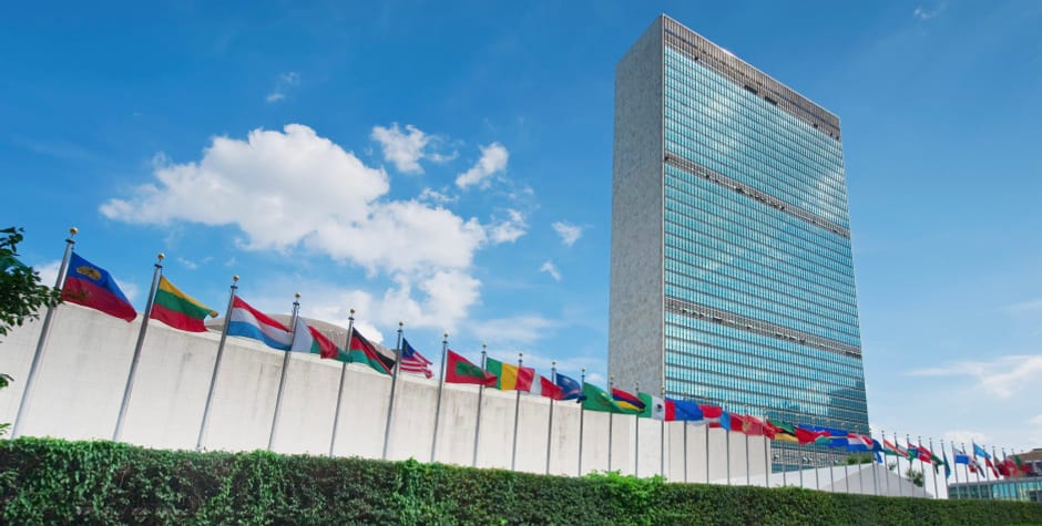 Delivering Devastating New Report to the U.N.