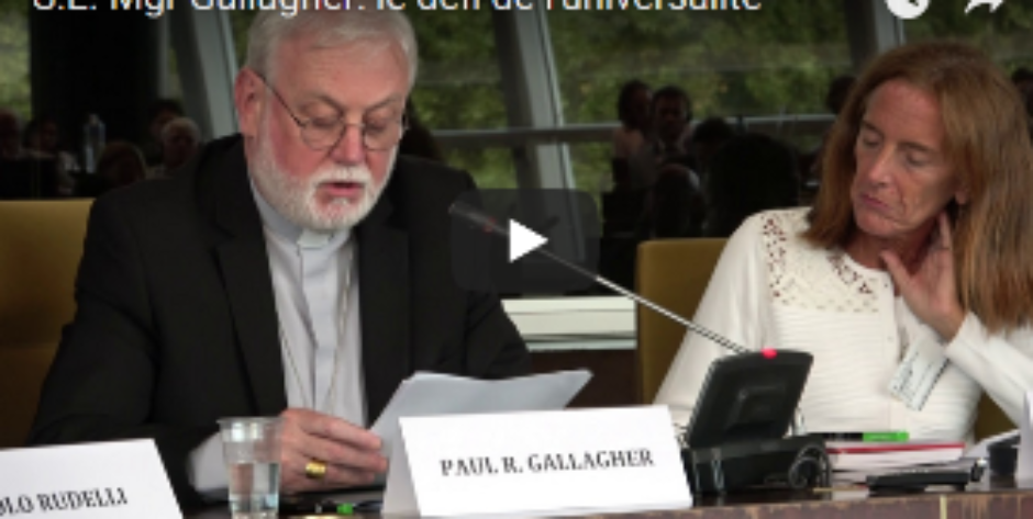 H.E. Mgr Gallagher: The Challenge of Universality