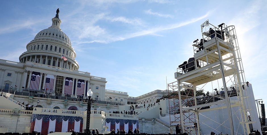 President Trump’s Inauguration Pushed Indoors