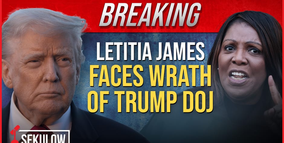 BREAKING: Letitia James Faces Wrath of Trump DOJ