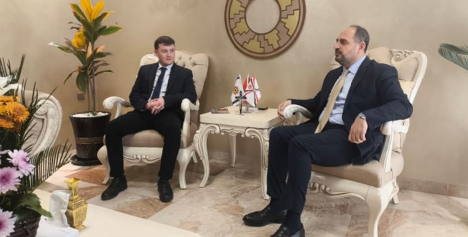 Meeting with Mr. Kaldo Oghanna, leader of the Christian Soyana bloc in the Baghdad Parliament 