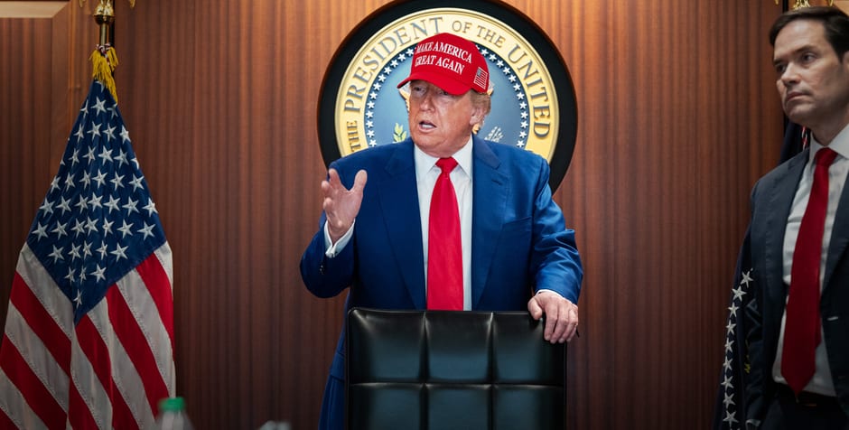 President Trump Rushes to Situation Room