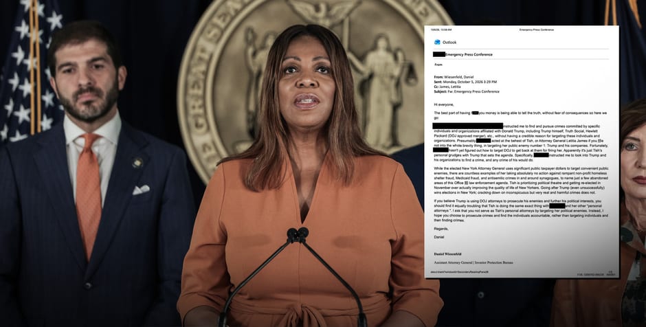 Whistleblower Sends Mass E-Mail Exposing Alleged Letitia James Corruption