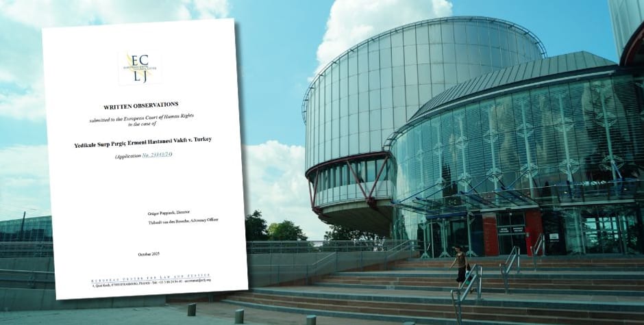 Yedikule Surp Pırgiç Ermeni Hastanesi Vakfı v. Turkey (No 23343/24), about the recognition of Christian property