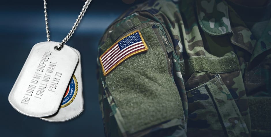 ACLJ Is Still Questioning the Decision by the Marines to Ban Verses on Military Dog Tags That Include Service Logos