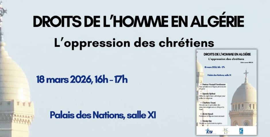 The ECLJ Denounces the Oppression of Christians in Algeria Before the UN