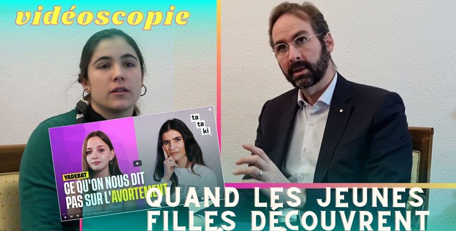 When French Young Girls Discover the reality of abortion - videoscopy